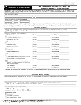Fill in a Valid Va From 21 0960J 2 Template