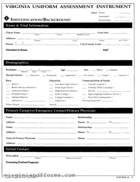 Fill in a Valid Va Uai Template
