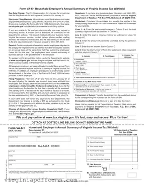 Fill in a Valid Virginia Va 6H Template