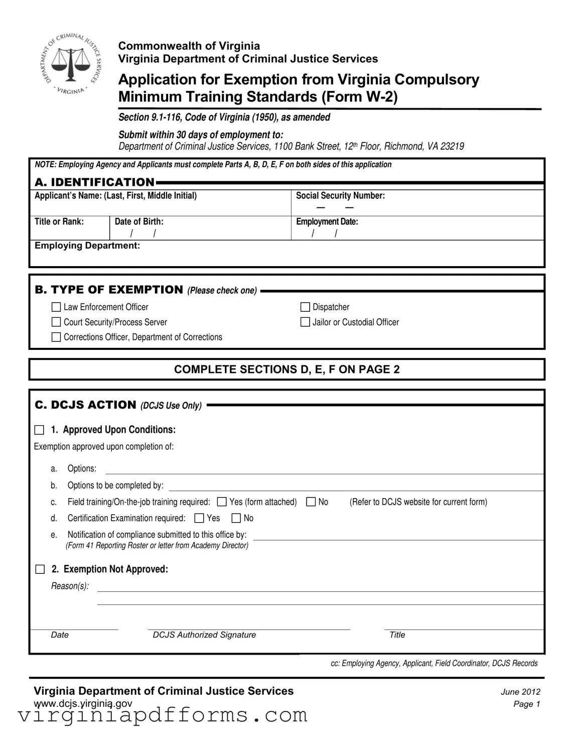 Fill in a Valid Virginia W 2 Template
